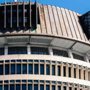 Photo of the Beehive, Wellington Parliament Building